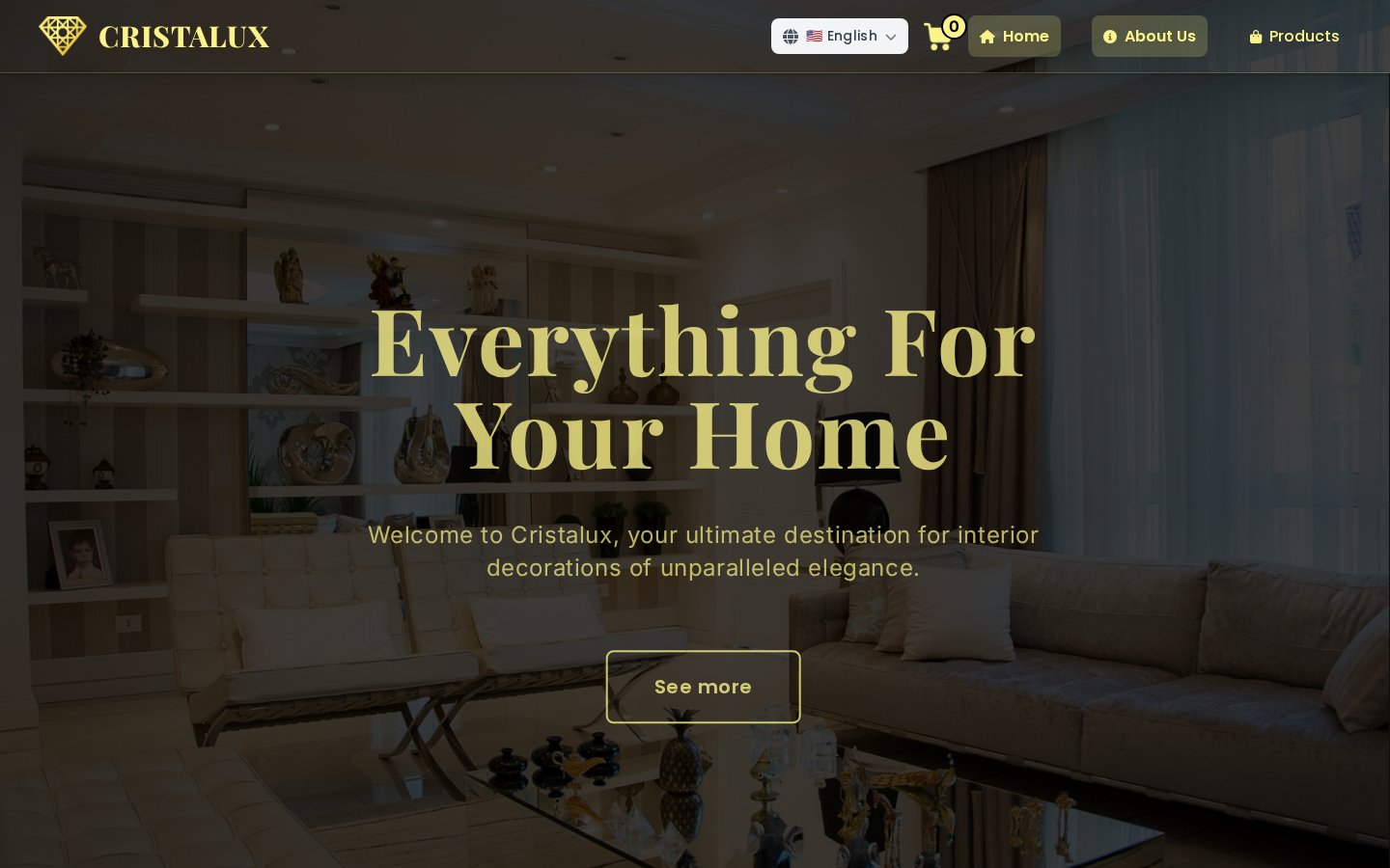Cristalux E-Commerce